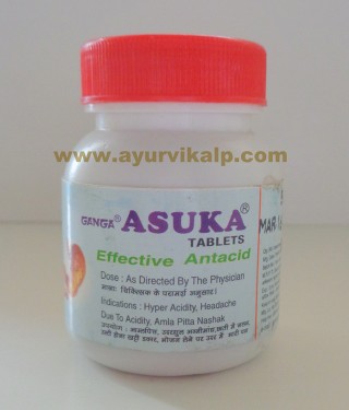 Ganga Pharmaceuticals, ASUKA, 50 Tablets, Hyper Acidity, Headache